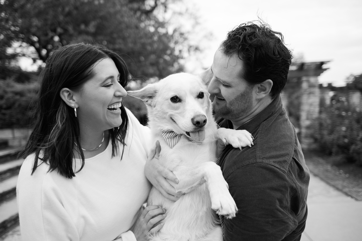 loose park engagement photos