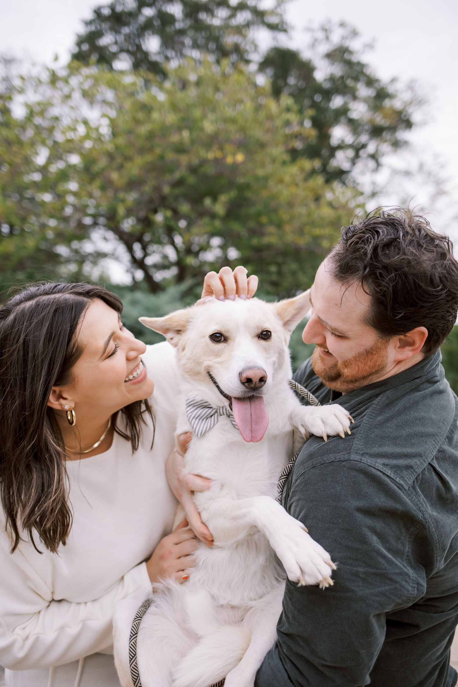 loose park engagement photos