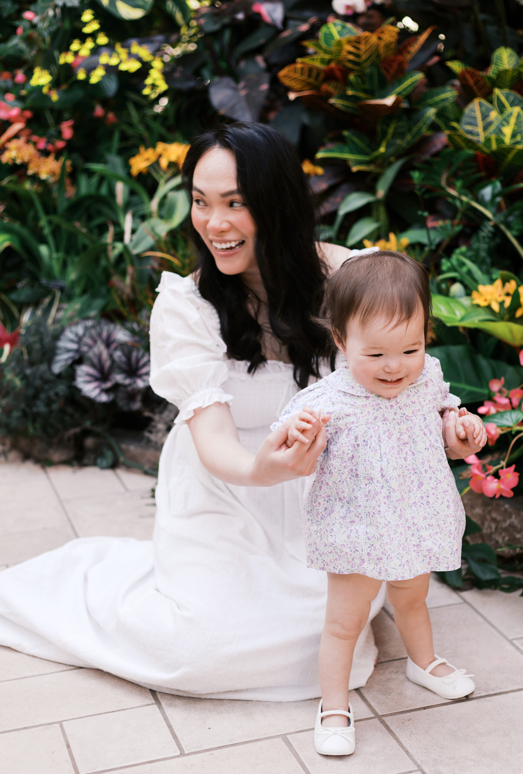 a family session at powell gardens in kansas city missouri