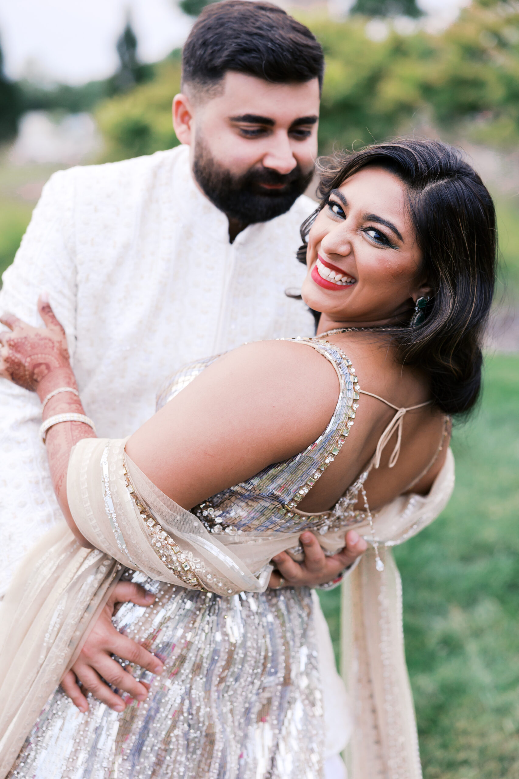 south asian indian wedding in kansas city midwest reception